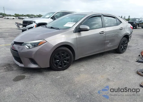 2016 Toyota Corolla Le from USA, damaged, VIN 2T1BURHE3GC657392